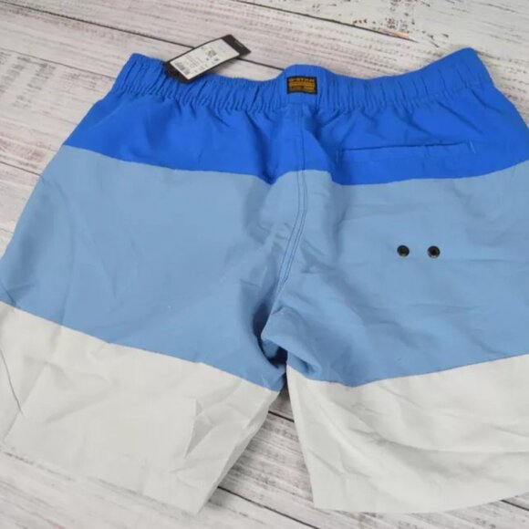 G-Star Raw Swim Shorts Trunks Mens Medium Mesh Lined Color Block Pool Beach- NWT - Picture 3 of 15